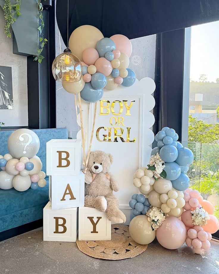 Babyshower og Gender Reveal